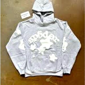 Sp5der Hoodie grey XL